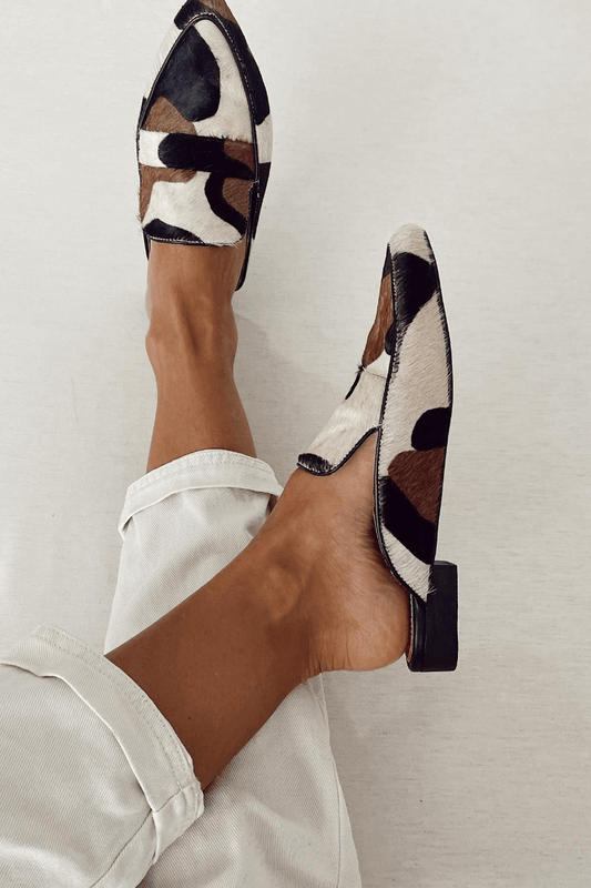 CECILIA - Mocassino Casual Bicolore Marrone e Bianco