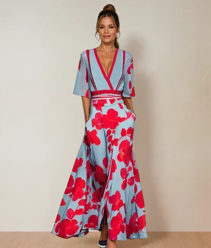 CARMIGNANO - Abito Elegante con Maniche