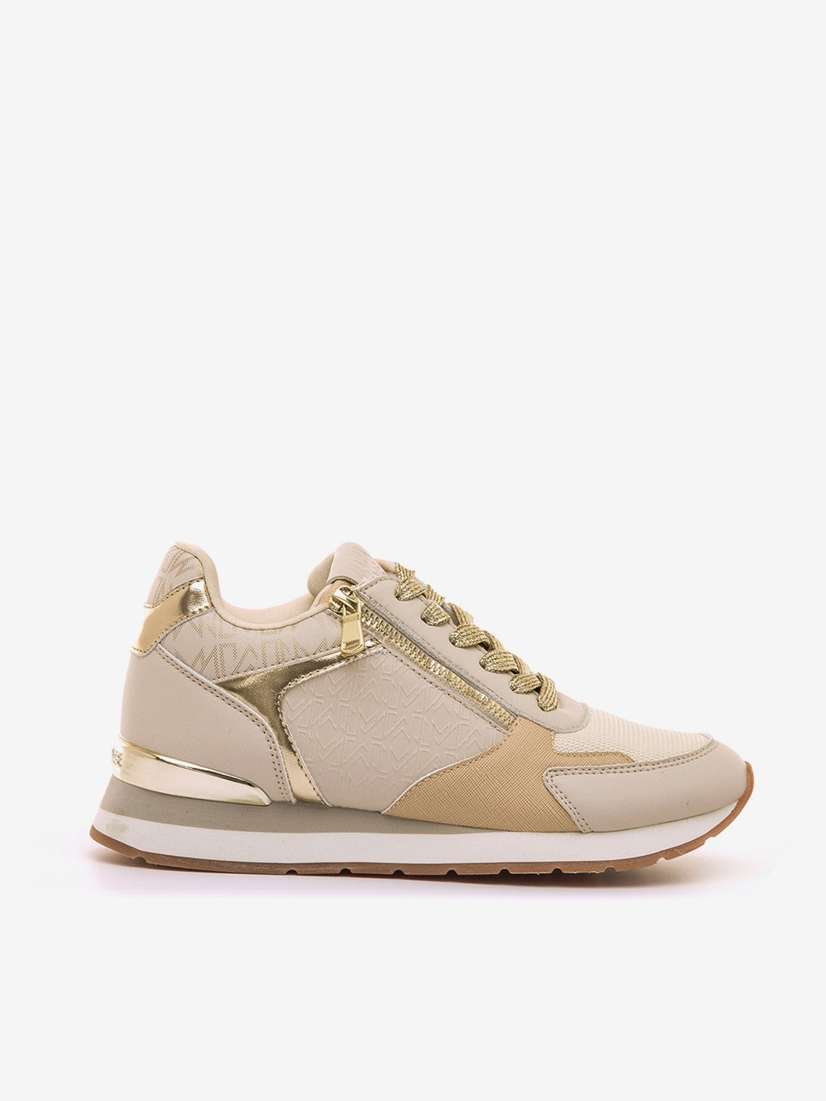 MARTINA - Sneakers beige in tessuto