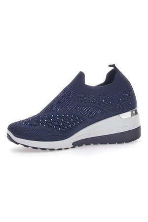 LUCA - Scarpa ortopedica slip-on blu