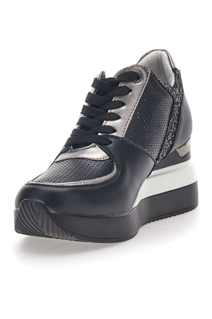 CHIARA - Scarpa ortopedica Sneakers Nero Rosa