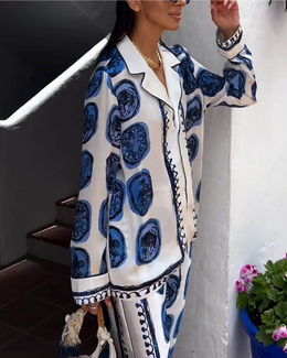 SOFIA - Completo due pezzi blu