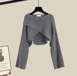 CHIARA - Set 3 Pezzi Comodo Grigio e Marrone