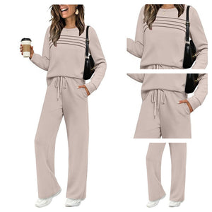 AURELIA - Coordinato due pezzi maniche lunghe fit rilassato