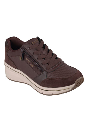 LUCA - Scarpa ortopedica marrone con zip laterale