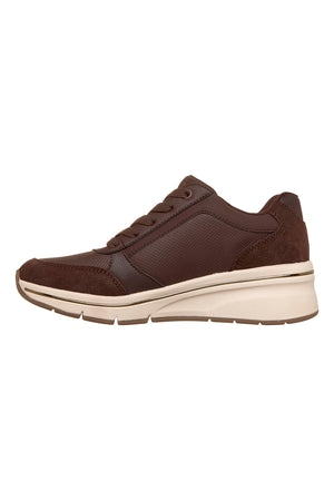 LUCA - Scarpa ortopedica marrone con zip laterale