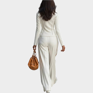 MIETTA - Completo sartoriale due pezzi bianco