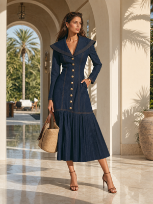 CRISTINA - Mocassini retrò in stile vintage