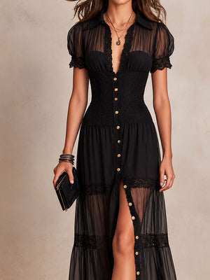 BEATRICE - Abito maxi elegante in variante