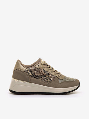 SALERNO - Sneakers marroni in stile casual