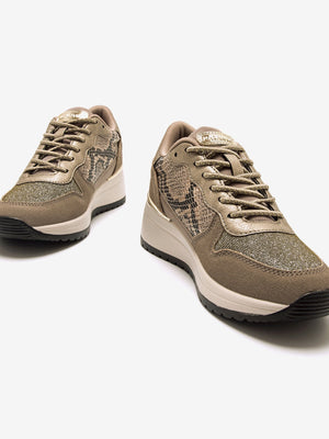 SALERNO - Sneakers marroni in stile casual