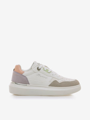 LUCREZIA - Sneakers bianche con platform e logo