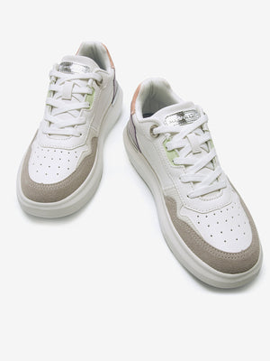 LUCREZIA - Sneakers bianche con platform e logo