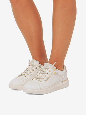 VITTORIA - Sneakers casual in tinta bianca