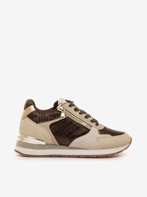 BEATRICE - Sneaker beige in tessuto
