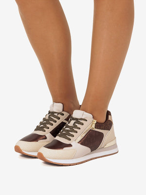 BEATRICE - Sneaker beige in tessuto