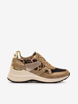 CINZIA MARRONE - Sneakers platform con logo