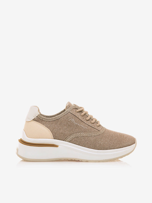 MATTEO - Sneakers beige dallo stile essenziale e contemporaneo