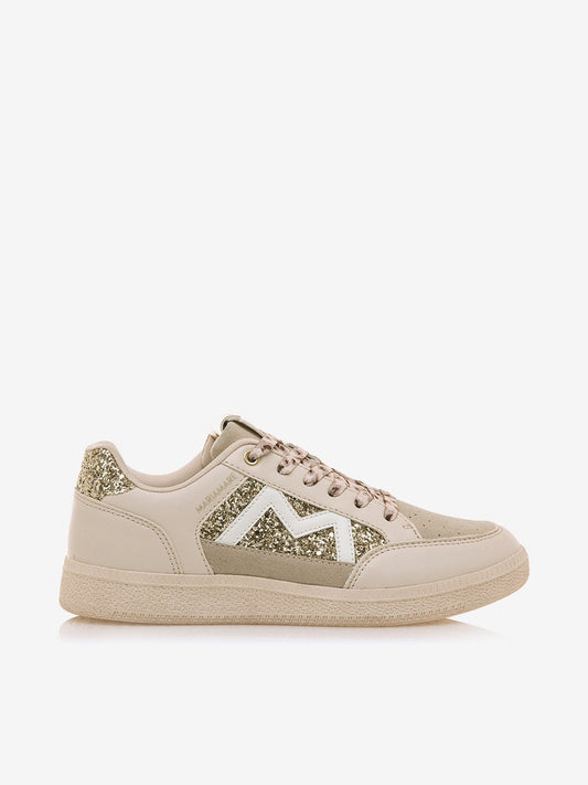 AURORA - Sneakers oro eleganti