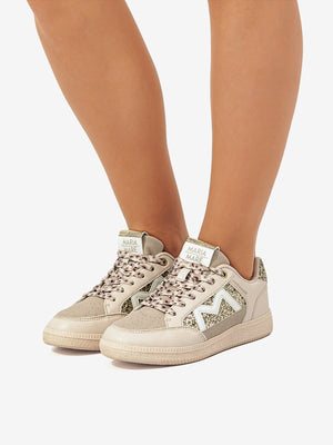 AURORA - Sneakers oro eleganti