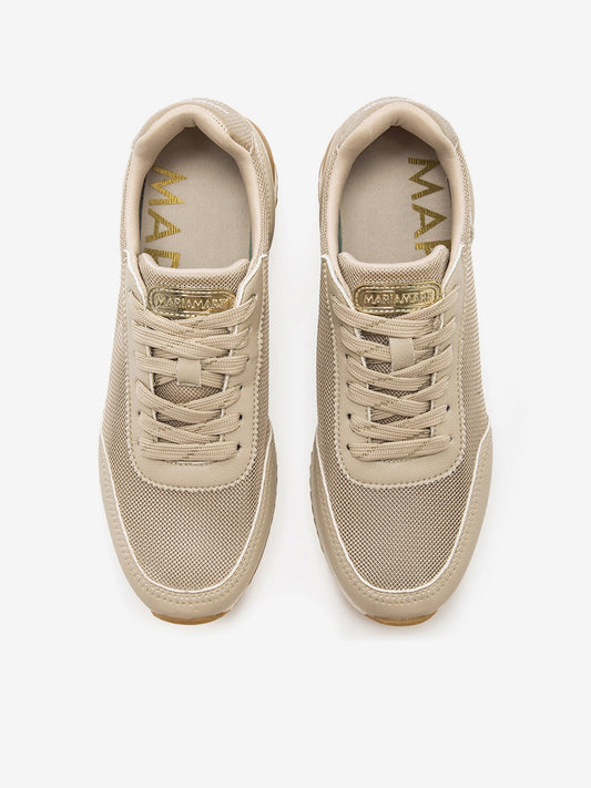 AURORA - Sneakers beige eleganti
