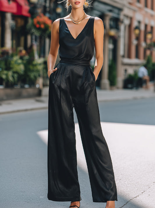 CAMILLA - Scarpe in pelle nera con platform e borchie