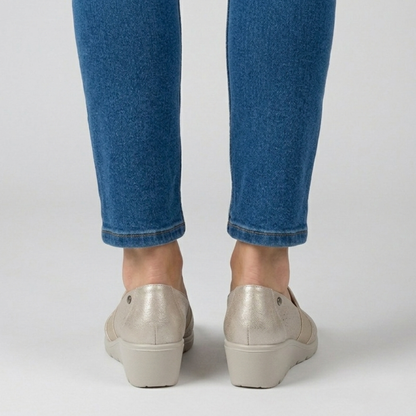 Alexandra - Mocassino comodo Donna con zeppa