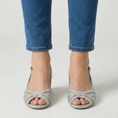 Amedea - Sandalo comoda Donna con tacco