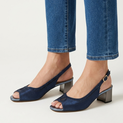 Emi - Sandalo comoda Donna con tacco