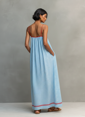 GIULIA - Abito Drappeggiato Leggero