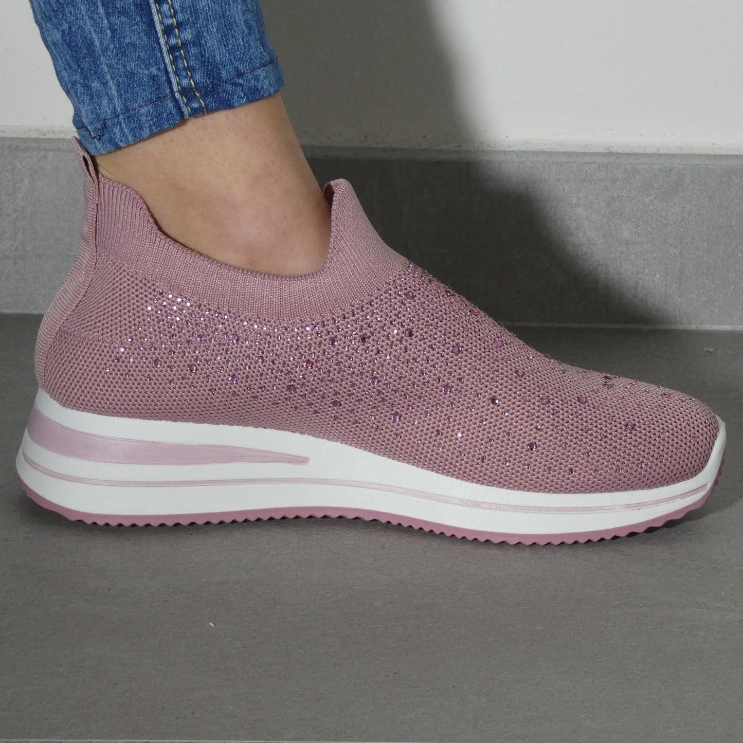 Silvia - Sneakers con Strass