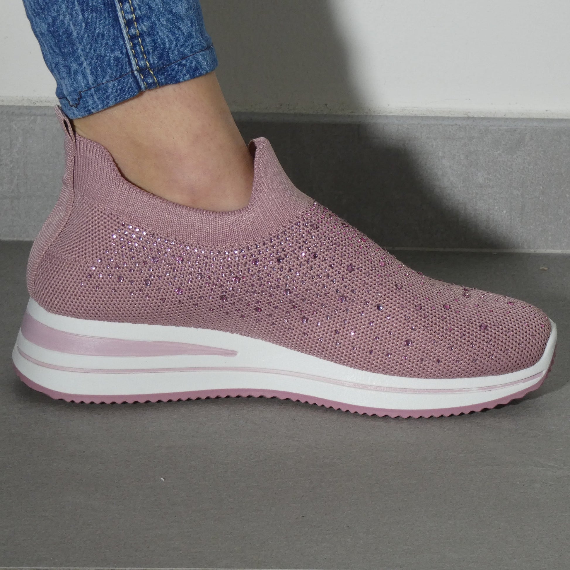 Silvia - Sneakers con Strass
