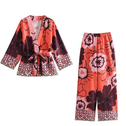 GIULIA - Completo donna loungewear arancione