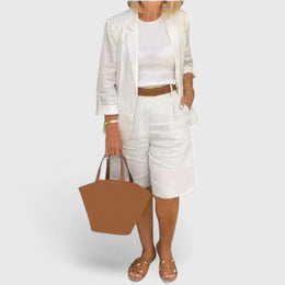 GIULIA - Set 3 Pezzi di Pantaloni Corti Relax, 4 Colori