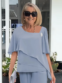CORINNA - Set elegante blu navy