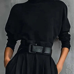 NATALIA - Tailleur due pezzi sartoriale con pantaloni in nero, marrone o grigio