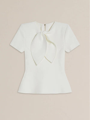 SAMANTHA - Set top crepe e gonna maxi plissettata
