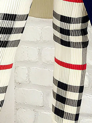 TERNENGO - Pantaloni leggings in maglia scozzese casual