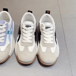 AURORA - Sneakers ortopediche donna sky blue/nere