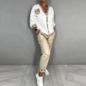CARMELA - Completo due pezzi casual elegante