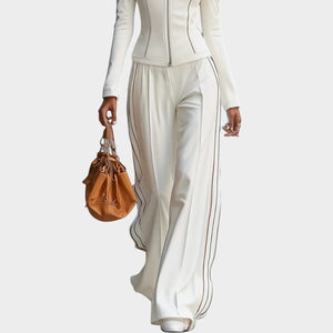 MIETTA - Completo sartoriale due pezzi bianco