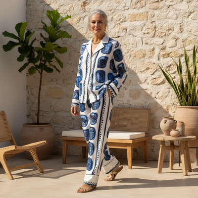 SOFIA - Completo due pezzi blu