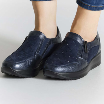Gaia - Mocassino Comodo con zip