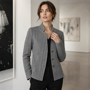 CLAUDINA - Blazer sartoriale elegante multicolore