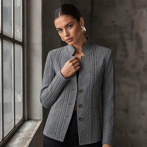 CLAUDINA - Blazer sartoriale elegante multicolore
