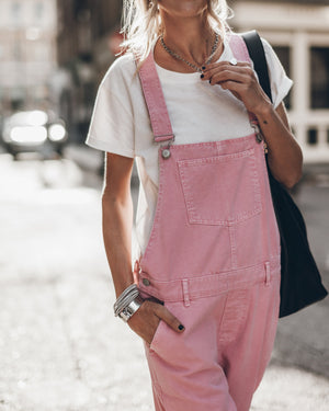 CLIO - Salopette rosa stile jumpsuit