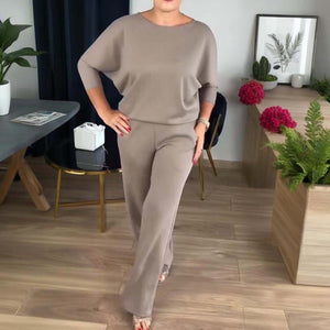 FERRUCCIA - Completo 3 pezzi donna con cardigan lungo