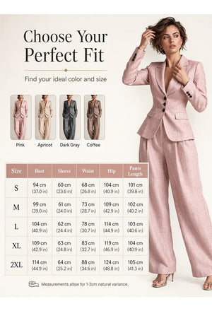 LUDOVICA - Completo elegante da lavoro in rosa, beige, grigio e caffè
